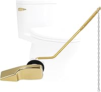 Vista 14 de Kit de reemplazo de mango de inodoro Hygie Rinse de 2 paquetes, universal, de metal, para montaje lateral, compatible con inodoros American