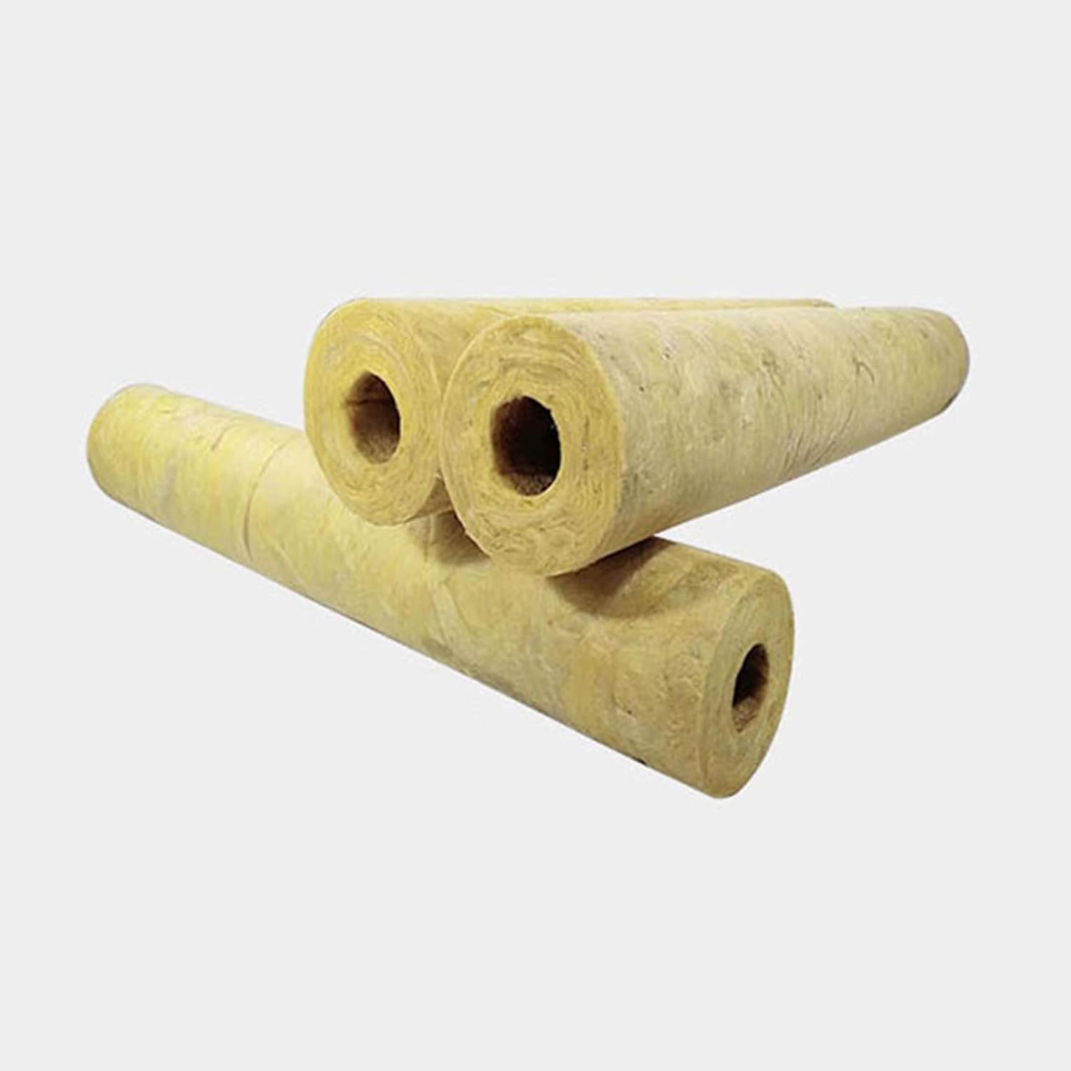 Pipe en Laine De Roche Isulatio Ignifuge Et Ignifuge, Coque en Laine De Verre Cetrifugal Isulatio, 76mm