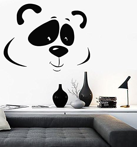 Large Vinyl Decal Cute Panda Animal Zoo Kids Baby Room Wall Stickers (ig108) Yellow