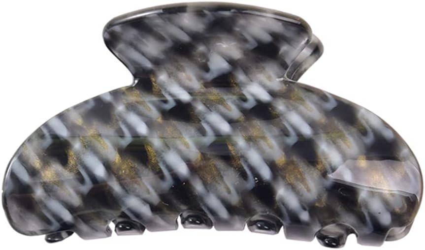 Kesyoo バンスクリップ ヘアクリップ 大 レディース 人気 べっ甲風 通販 シンプル 髪留め ヘアアクセサリー クリップ カラー2