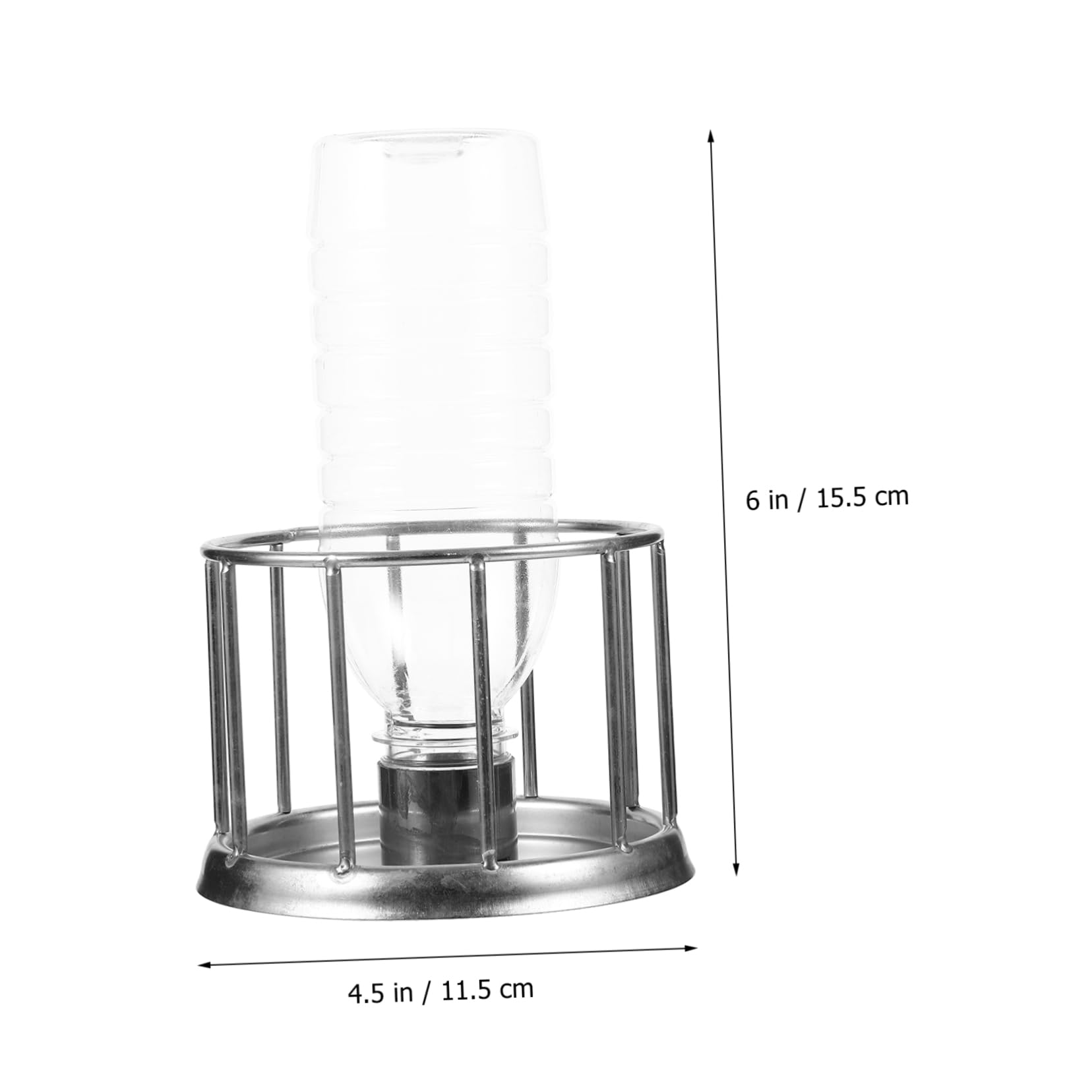 4piezas Mini Comedero De Agua para Reptiles Inoxidable Plato para Tortugas y Terrario para Pequeñas