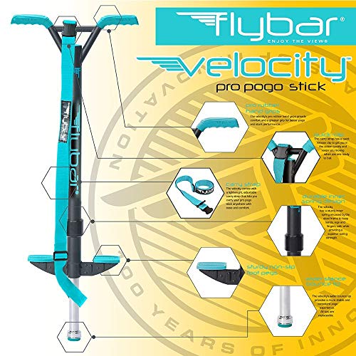 image for Flybar Velocity Pro Trick Pogo Stick for Kids & Adults - Comes in Smal