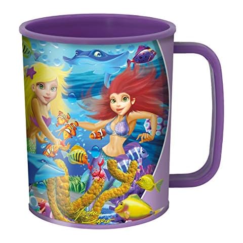 3D Livelife Trinkbecher - Meerjungfrau Magie DeluxeBase. 3D Linsenförmige Ozean Plastikbecher. 300ml Becher Cover