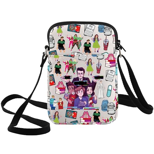 WZMPA Jeremy & Christine & Michael Crossbody Bag SQUIP & Chloe Fans Gift Brooke & Rich Theatre Sling Bag Jeremy&Michael Merch