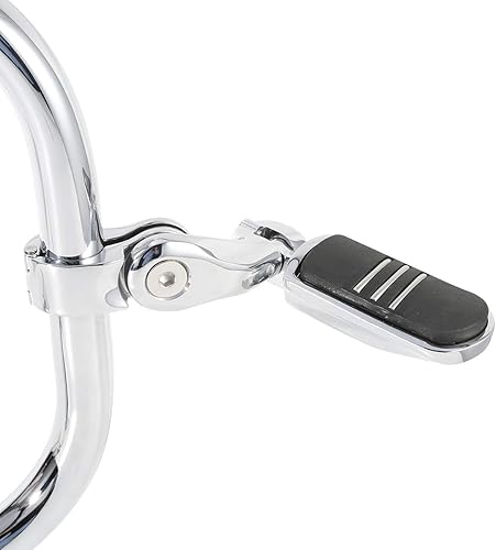 Miniatura 7 de TCT-MOTORPARTS Estriberas cromadas de 1 14 pulgadas para Harley Touring Street Electra Glide Ultra FLHT FLHX FLHR Road King 2009-2023