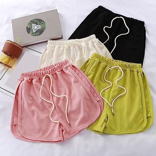 Moonker Toddler Girls Baggy Sweat Shorts Lightweight Relaxed Drawstin Elastic Waist Athletic Shorts Summer2