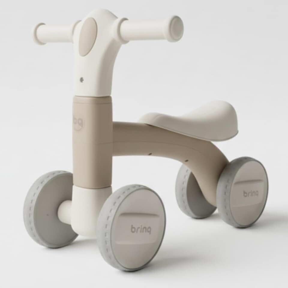 Andador Equilíbrio Coordenação Infantil Sem Pedal (Bege)