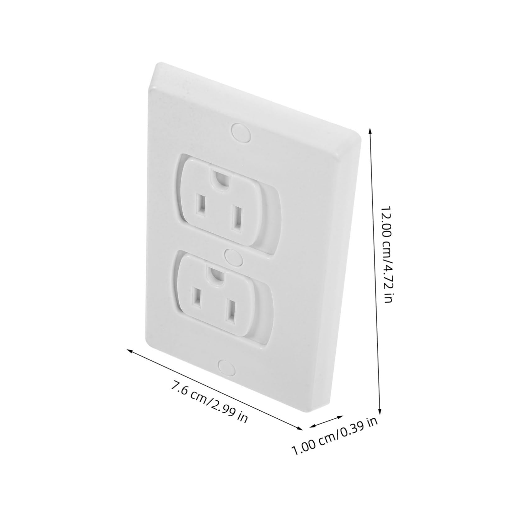 RORPOIR 10pcs Baby Proofing Outlet Covers Child Safety Socket Plugs Abs Insulated Self-Closing Design Easy Install