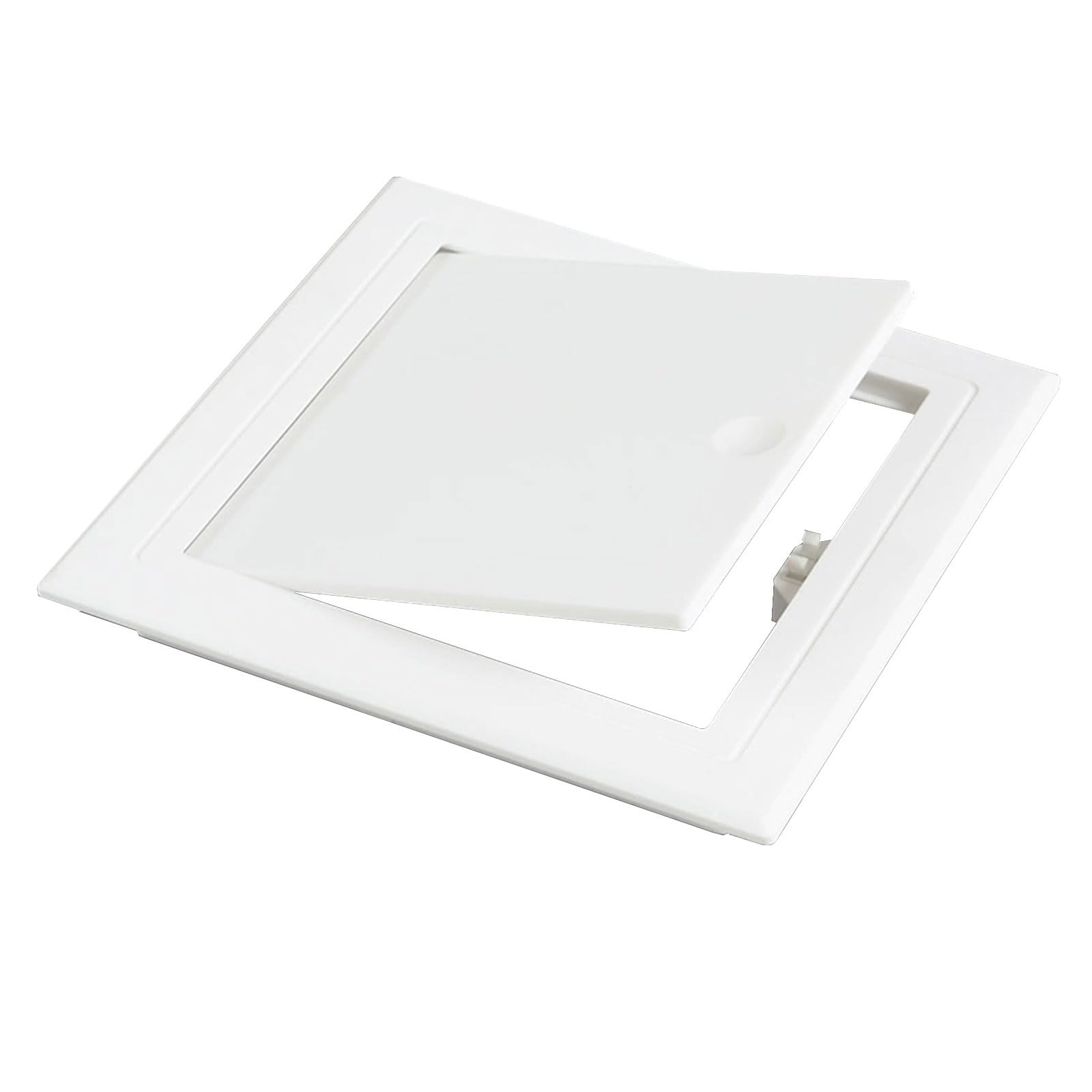 Plastikowa uszczelka ciśnieniowa do drzwi wejściowych ABS osłona rewizji ściany do hydraulicznych elektrycznych systemów alarmowych ogrzewania (biała, 10 x 10 cm / 4 x 4 cale) - łatwa w instalacji