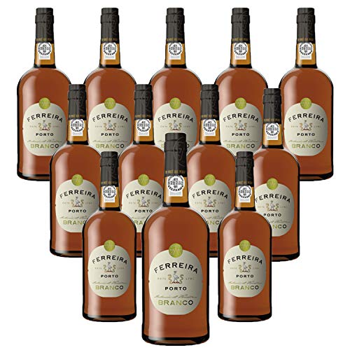 Vino de Oporto Ferreira Branco - Vino Fortificado- 12 Botellas