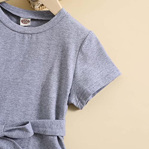 Girls Child Shoert Sleeve Solid Bow Summer Beach Party Dresses Dress Big Girls Long Sleeve Christmas Dress2