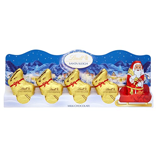 Lindt Santa & 50G Slitta (Confezione da 4)