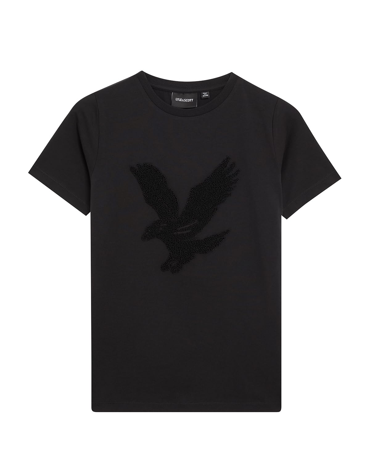 Lyle And Scott Boys Kids' Big Logo Regular Fit T-Shirt - Black Z865 - 12-13Y