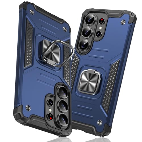 TMUJWS �Ή� Galaxy S26 Ultra �p�P�[�X �����O �Ռ��z�� �ϏՌ� TPU+PC�o���p�[ ��d�\�� �ČRMIL�K�i �S�ʕی�J�o�[ ����h�~ �ԍڃz���_�[�Ή� �C�菝�h�~ ����~�� �y�� ���^ �M�����N�V�[ s26 �E���g���p�P�[�X 