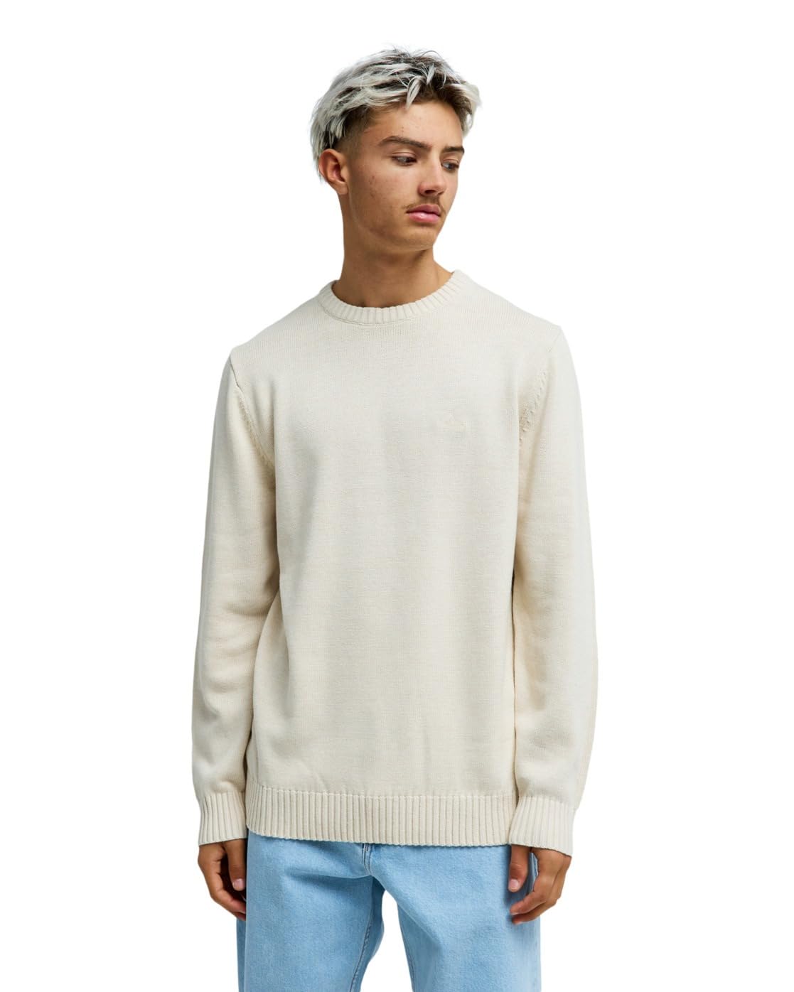 Quiksilver Jumper SALT WATER SWEATER Mens White XXL