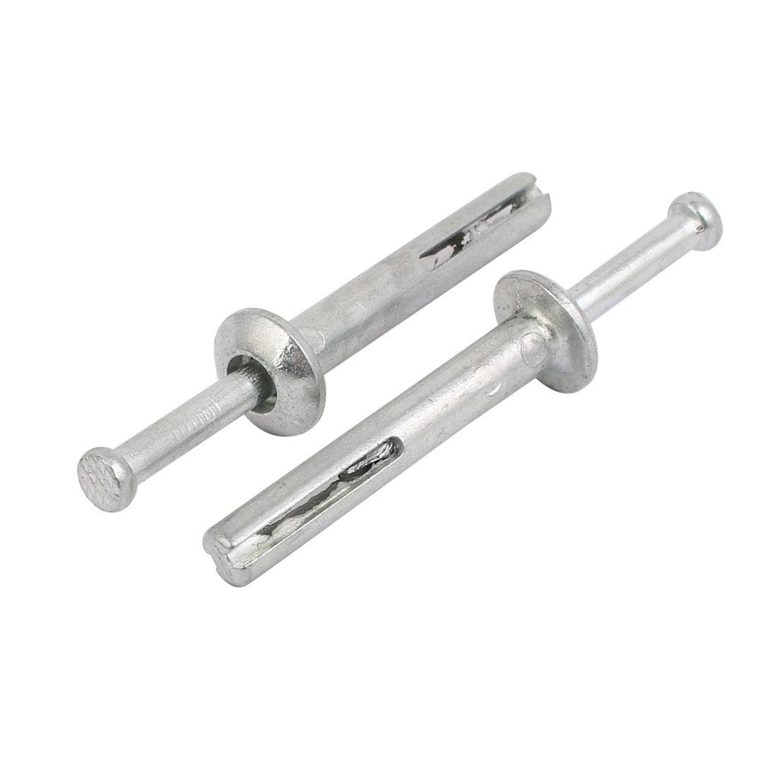 Aexit 6mm Dia Fastener 40mm Depth Zinc Alloy Hammer Drive Anchor Expansion Bolt 20pcs Model:92as382qo38