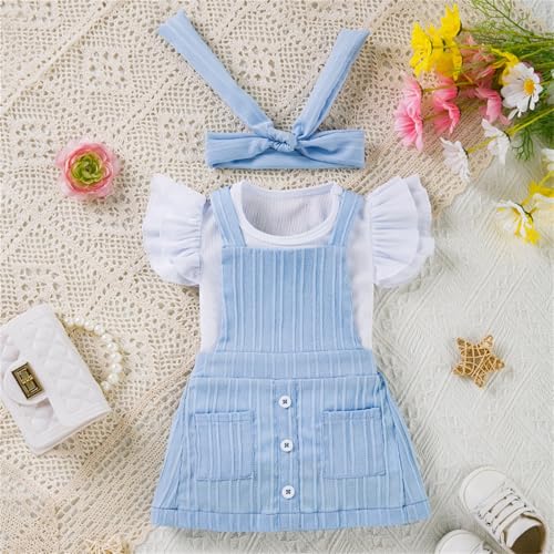 Girls Ribbed Sleeveless Vest Top with Bowknot Maxi Dress Two Piece Outfit for Everyday Play and Summer Outings2