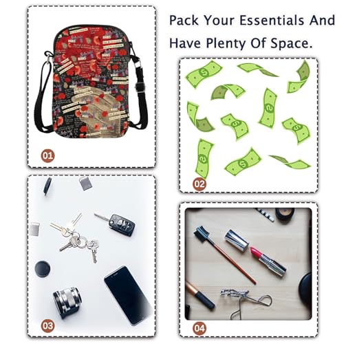 Musicals Gift Theatre Nerd Gift Hade Inspired Crossbody Bag 7