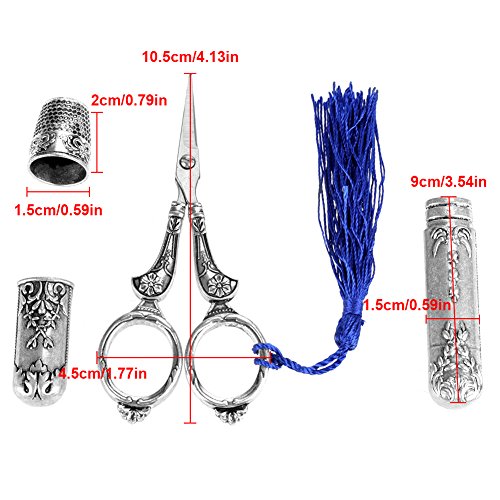 Forbici da cucito vintage in acciaio inossidabile