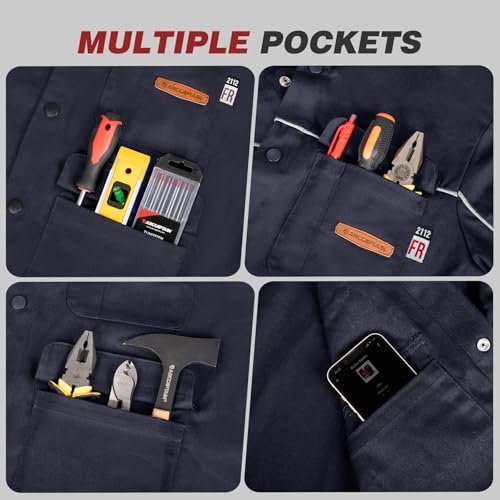 Image of ARCCAPTAIN Welding Jacket, 11oz Flame Resistant Cotton Welding Jackets