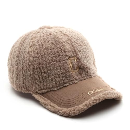 Cappello da baseball in peluche caldo Cappello da pisello invernale e autunnale da donna Cappello da pisello in pelo di agnello Autista del camion Gorras Cappello in lingua d'anatra in peluche con pel