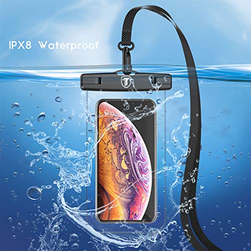 Tekcoo Waterproof Phone Case 2-Pack Ipx8 Clear Pouch Dry Bag For Samsung Galaxy S23 Ultra Plus Note 20 S22 S21 Fe A14 A03S A13 A23 Iphone 14 13 12 Pro Max Xs Xr Se 8 7 Moto G Stylus Pure Edge 5G Uw #TOP2