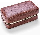 【Materiales de alta calidad】: La caja de puros está hecha de cajas de madera de cedro de alta calidad, creando un espacio de almacenamiento natural. La madera de cedro puede licuar completamente el cigarro, haciendo que el cigarro sea más redondo, evitando al mismo tiempo el cigarro y los insectos.