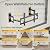 monTEK Full Motion Corner TV Wall Mount for 55-90 Inch LCD LED Flat Curved TVs, Heavy Duty TV Wall Mounts with 176lbs Weight Capacity, Dual TV Wall Arm Perfect for Corner, Bedroom, Max VESA 600x400mm