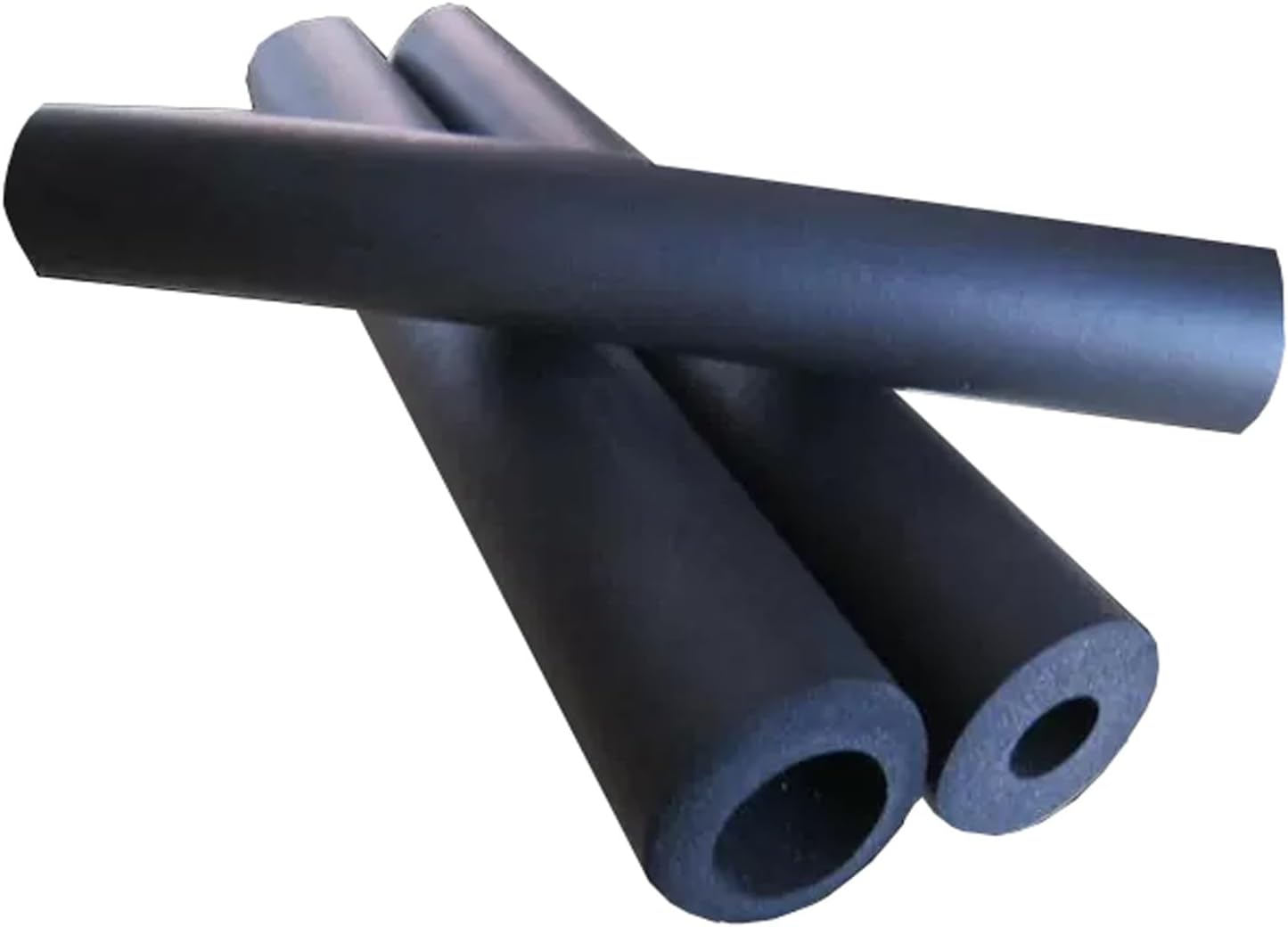 Foam Tubing Heat Insulated Pipe, 1.80 Meters Rubber Foam Pipe Insulation Tubing 13.0 mm Thickness Black ID6-43mm(ID0.75in(19.0mm))