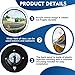 Maitys 2 Pcs Convex Mirror Acrylic Safety Security Traffic Corner Mirrors Adjustable Wide Angle View with Fixing Bracket for Indoor Outdoor Garage School Classroom Warehouse(12 Inch)