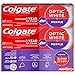Colgate Optic White Purple Teeth Whitening Toothpaste, 3 Pack, Anticavity Toothpaste with Fluoride, Fresh Mint Flavor, 3.8 OZ