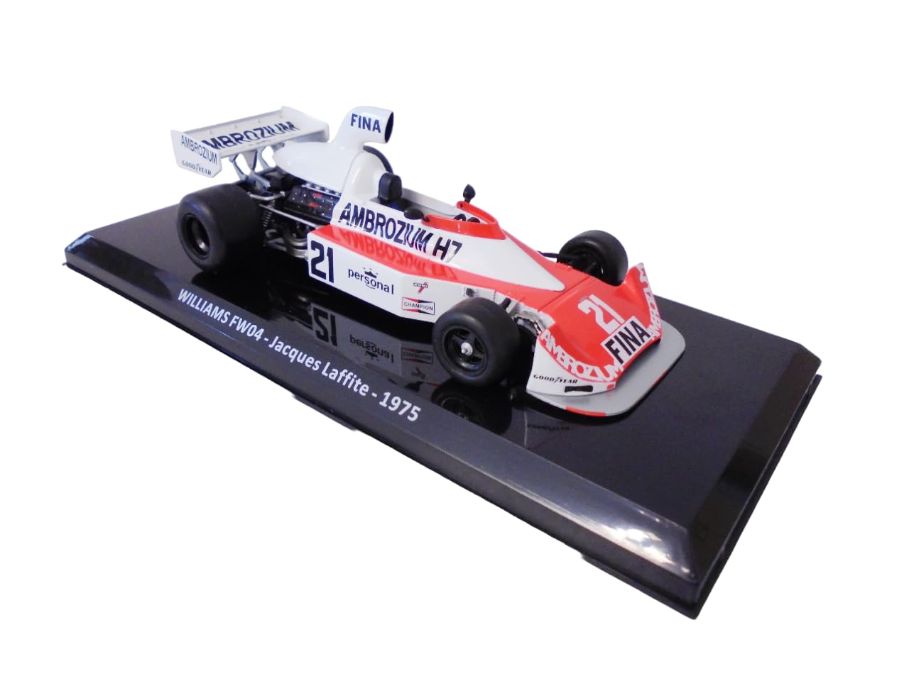 OPO 10 - Formula 1 Compatible with Williams FW04 Jacques Laffite 1975-1/24 Miniature car - OR074