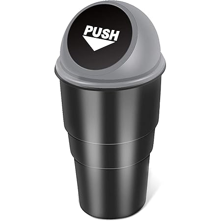 Amazon カーメイト 車用 ゴミ箱 ボトル型 純正カップホルダー用 ブラック Cz369 車用ゴミ箱 車 バイク