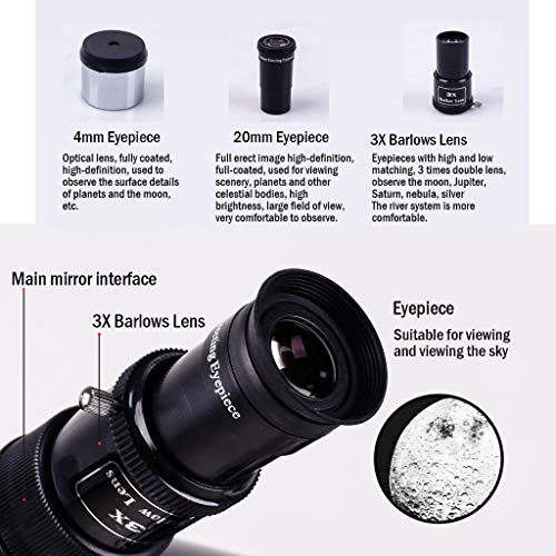 Telescopio Refractor Portátil para Principiantes con Trípode 700mm miniatura 3