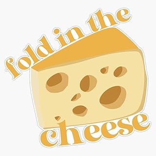 Fold in The Cheese David Bumper Sticker Vinyl Decal 5"