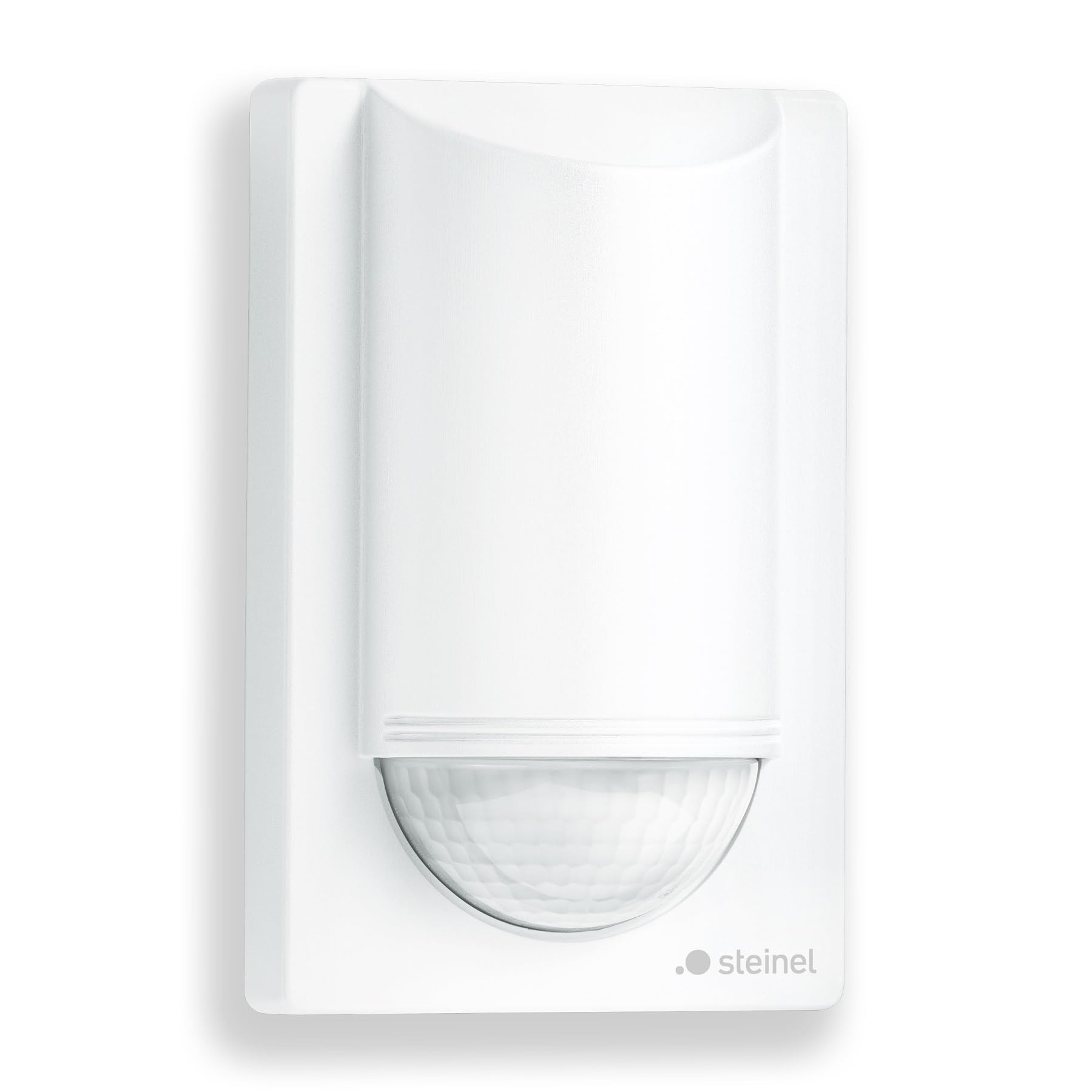 Steinel Motion Sensor is 2180 Eco White, 180°/12 m PIR Sensor, 350 W LED Switching Load, Wall Sensor, Anti-Creep Protection