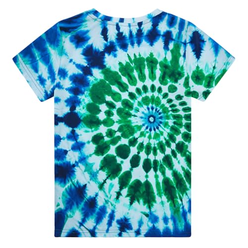 Image of Boys Tie Dye Shirt Size 4-14 Hippies Senior Rainbow Tees T Shirts for Kids | Tees T shirts for Kids