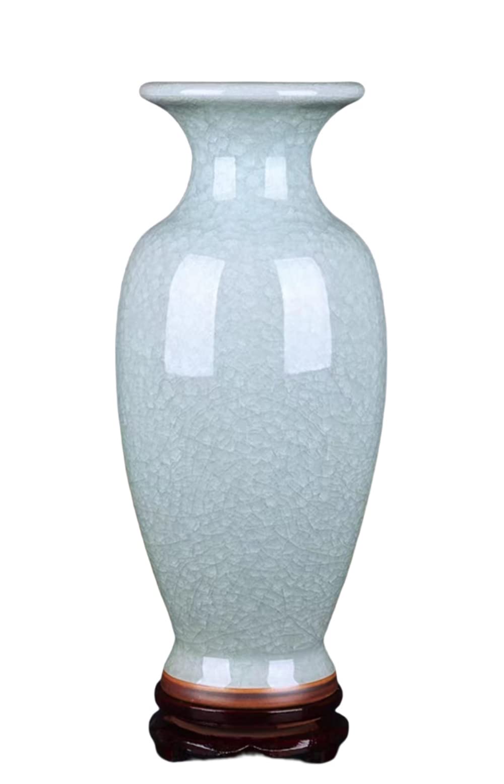 Vases Jingdezhen Ceramic Handicraft Antique Cracked Glaze Porcelain Living Room Decoration Collection Gifts 52×18cm