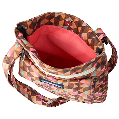 Kavu Keeper Semi Padded Sling Canvas Crossbody Bag-Jumble Dash #TOP2