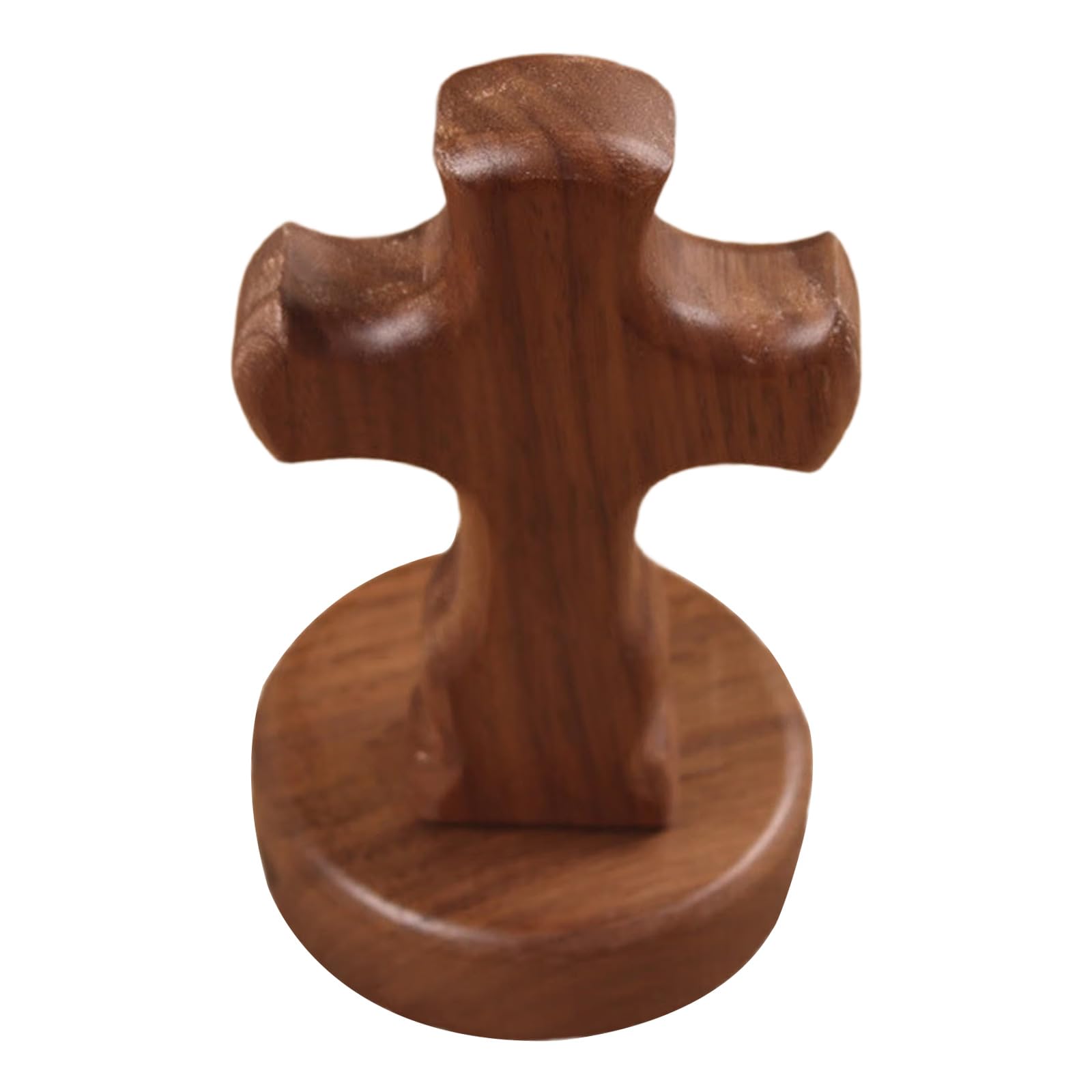 Kalttoy Crosses Sculpture with Base Table Altars Religious Ornament for Home Decoration Crosses