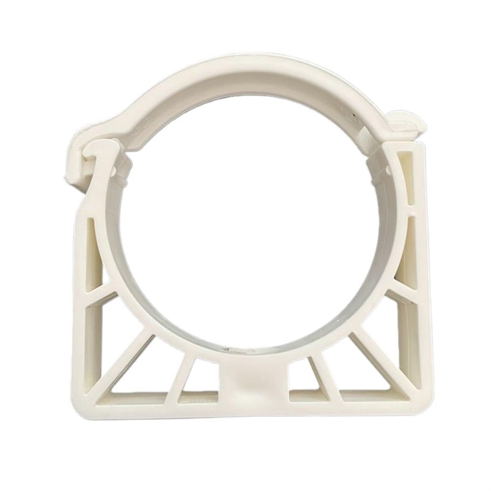 Lot de 10 colliers de serrage en U en plastique blanc for tube de tuyau d'eau de diamètre 16 mm, 20 mm, 25 mm, 32 mm, 40 mm, 50 mm, 6,3 cm, 75 mm, 90 mm, 110 Connecteur de collier de serrage(50mm)