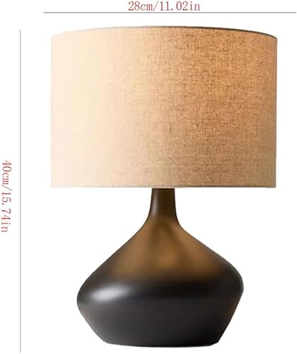 Miniatura 2 de Lámpara para escritorio, lámpara de mesa retro simple para dormitorio, lámpara de mesita de noche, sala de estar, gabinete lateral, lámpara de mesa