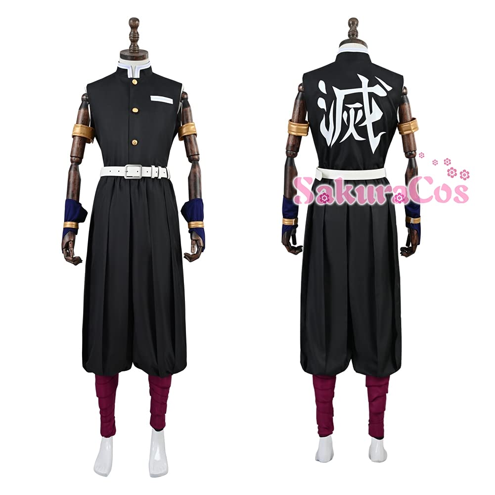 P④7 鬼滅の刃 遊郭編 音柱 宇髄天元 隊服 コスプレ 衣装 音柱 宇髄天元（うずいてんげん） 隊服 コスプレ衣装 『鬼滅の刃