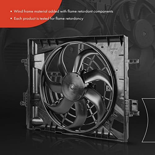 A-Premium A/C Condenser Fan Assembly Compatible with Select Nissan Models - Versa 2021, Kicks 2017-2018/2020-2021 - Replace# 214815RB0A by A-Premium - Image 3
