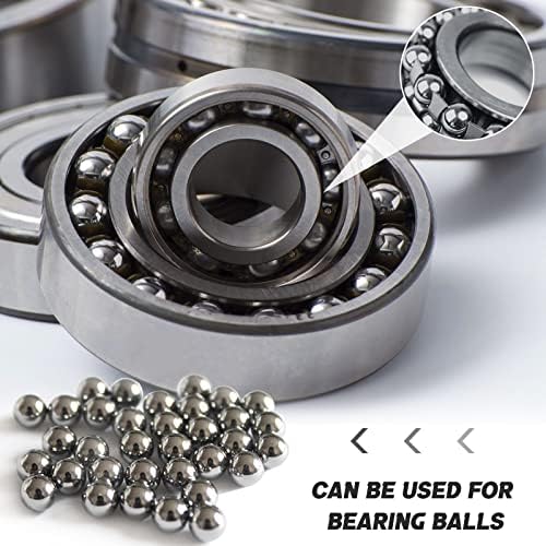 25 Pieces 1/2"(0.5'') Steel Bearing Balls Precision Bearing Steel Ball Assortment Kit(13mm) - 5