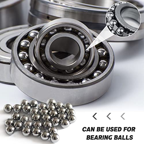 100 Pieces 1/2"(0.5'') Steel Bearing Balls Precision Bearing Steel Ball Assortment Kit(13mm) - Thumbnail 7