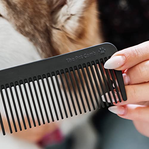 Chicago Pet Comb, Large Size for Long or Thick Fur, Gentle and Smooth, Made in USA, Dogs and Cats, Carbon Fiber… - Image 7