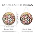 JJFox Rabbit Easter Egg Diamond Art Hanging Kit for Adult,Special Shaped Rhinestone,DIY Acrylic 5D Diamond Art Painting Window Pendants Home Garden Wall Hanging Kits Hanging Ornament,Double Sided