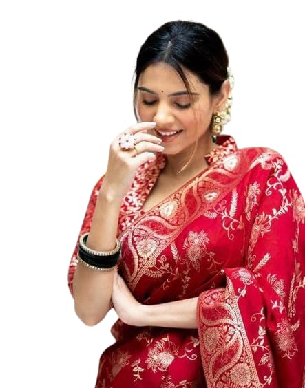 Aayal Fab Women’s Kanjivaram Pure Lichi Silk Jacquard Kanchipuram Pattu Designer Silk Saree With Un-Stiched Blouse Aayal Fab Women’s Kanjivaram Pure Lichi Silk Jacquard Kanchipuram Pattu Designer Silk Saree With Un-Stiched Blouse