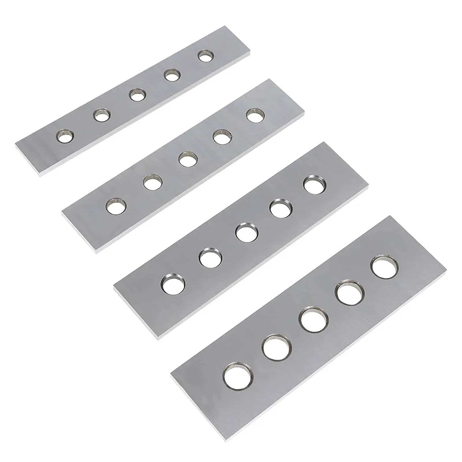 Bloques de Calibre, Juego de bloques paralelos precisión, 4 pares, 3/16 x 8, juego herramientas calibre endurecido, buena medida